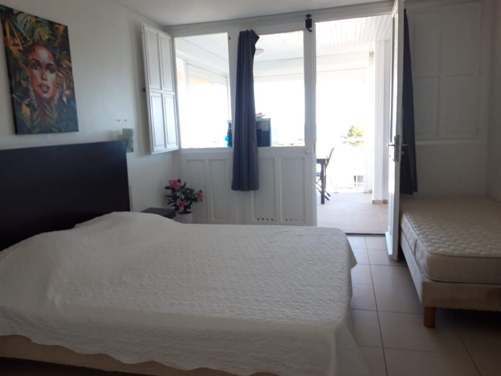 Appartement VUE MER Anse des Rochers – 1 chambre – 1 voyageur – 34 m²