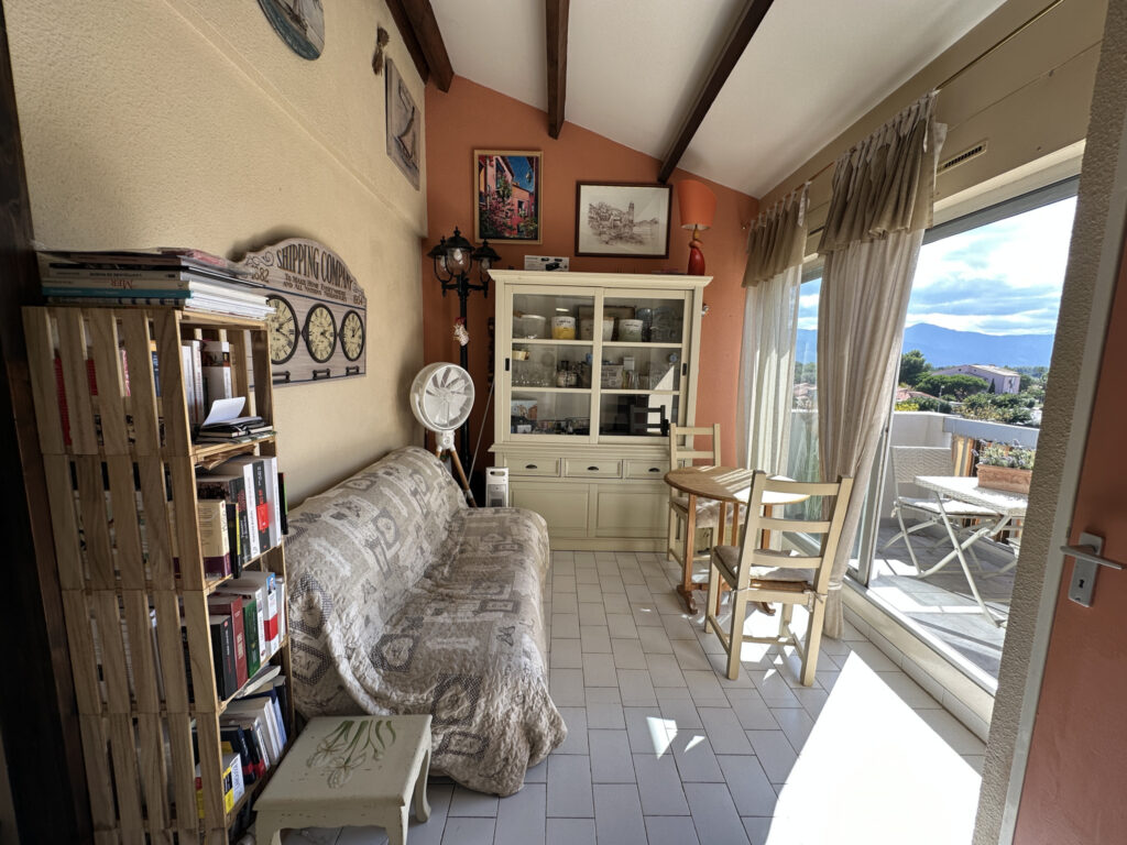 Appartement studio cabine, St Cyprien Plage Front de Mer. – 2 pièces – 1 chambre – 25.75 m²
