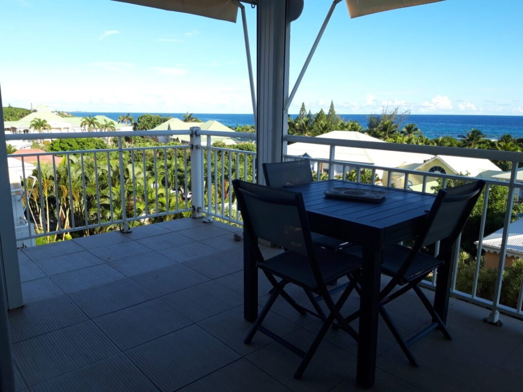 Appartement VUE MER Anse des Rochers – 1 chambre – 1 voyageur – 34 m²
