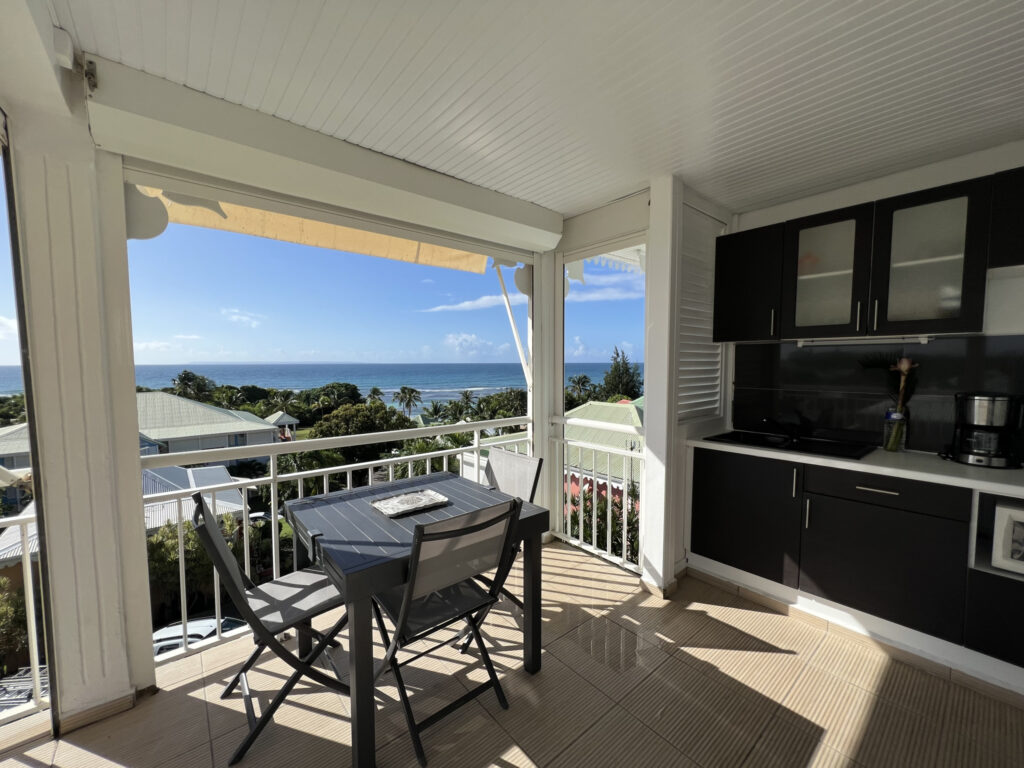 Appartement VUE MER Anse des Rochers – 1 chambre – 1 voyageur – 34 m²