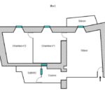 Appartement – 3 pièces – 2 chambres – 49 m²