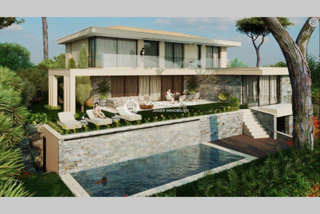 Sainte-Maxime – Projet villa contemporaine à pieds de la plage – 6 pièces – 4 chambres – 260.00 m²