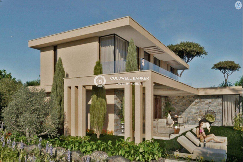 Sainte-Maxime – Projet villa contemporaine à pieds de la plage – 6 pièces – 4 chambres – 260.00 m²