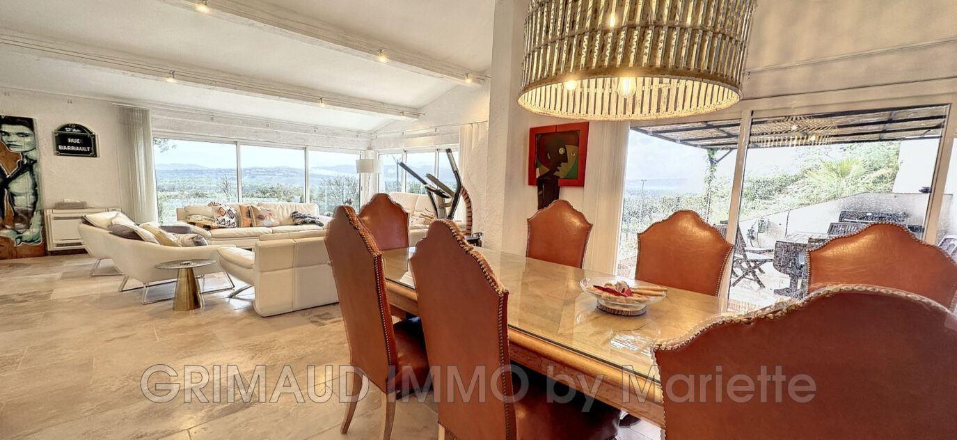 villa de plain pied avec belle vue, a proximité de port grimau – 8 pièces – 5 chambres – 161.00 m²