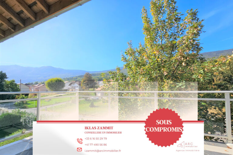 Attique avec vue dégagée T2 à Peron de 57m2 – 2 pièces – 1 chambre – 57 m²