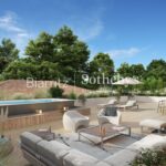 Attique avec terrasses et piscine – 4 pièces – 3 chambres – 151.21 m²