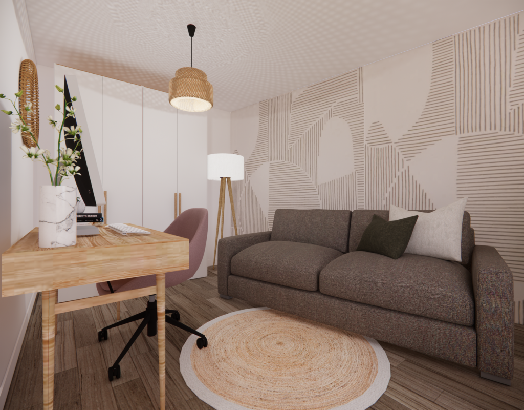 Maison 3 pièces 62 m2 avec terrasse et cour privative  – 3 pièces – 2 chambres – 62 m²