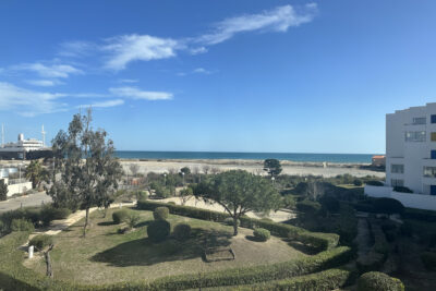 Bel appartement de type 2 vue mer, secteur Grande plage,Lydi – 2 pièces – 1 chambre – 32.16 m²