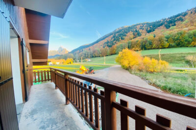 Appartement T3 à Bernex vue Dent D&rsquo;Oche  – 3 pièces – 2 chambres – 46.04 m²