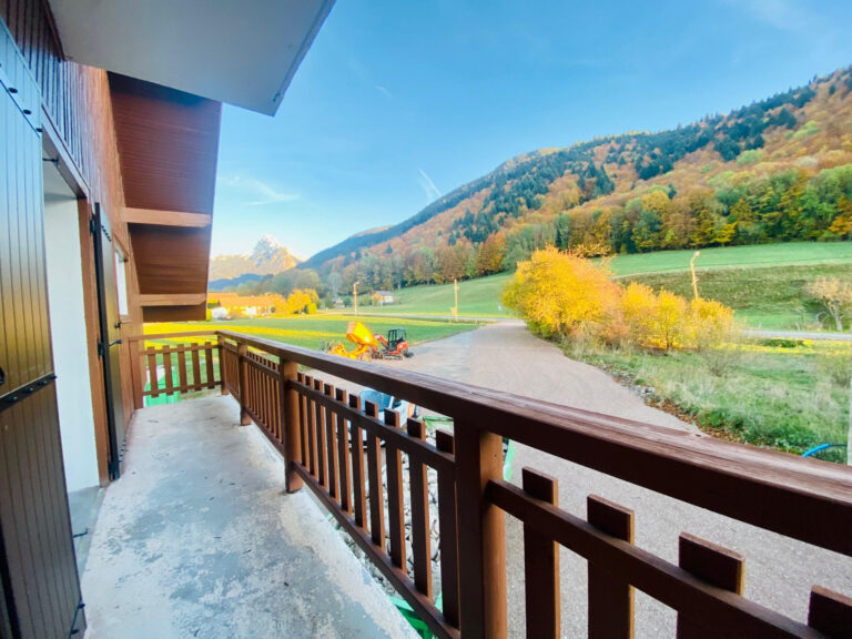 Appartement T3 à Bernex vue Dent D’Oche  – 3 pièces – 2 chambres – 46.04 m²