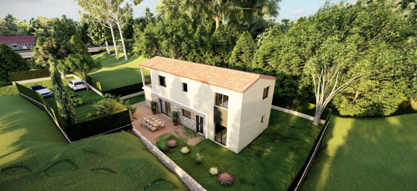 PEGOMAS – TERRAIN – PC Accordé Villa individuelle de 120 m2 – 636 m²