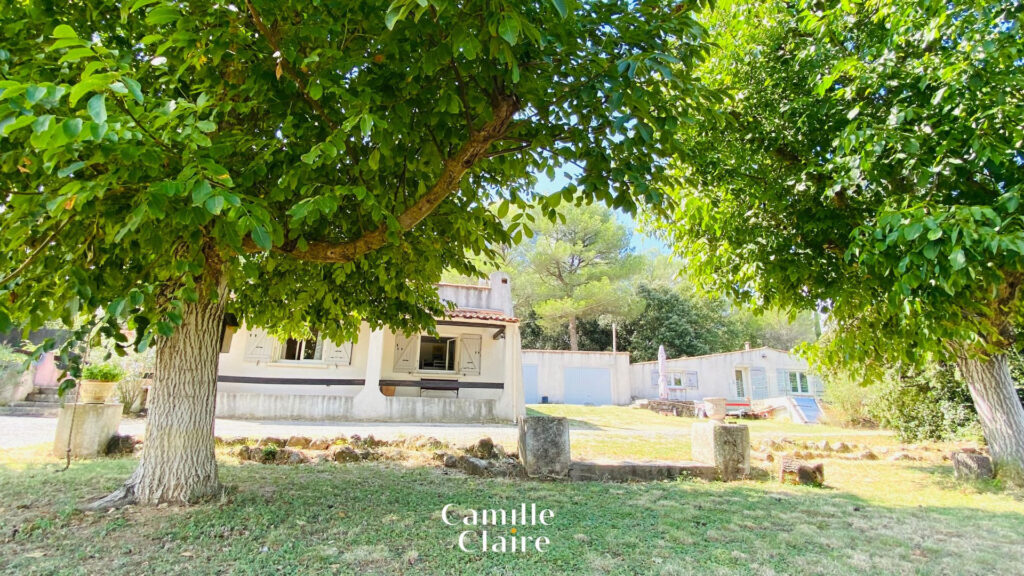 Maison sur Fuveau  avec dépendance + garage au calme absolu  – 4 pièces – 3 chambres – 128 m²