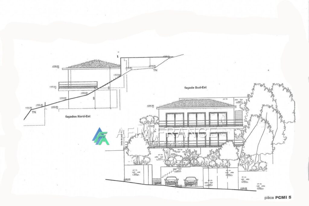vente terrain constructible – 863.00 m²