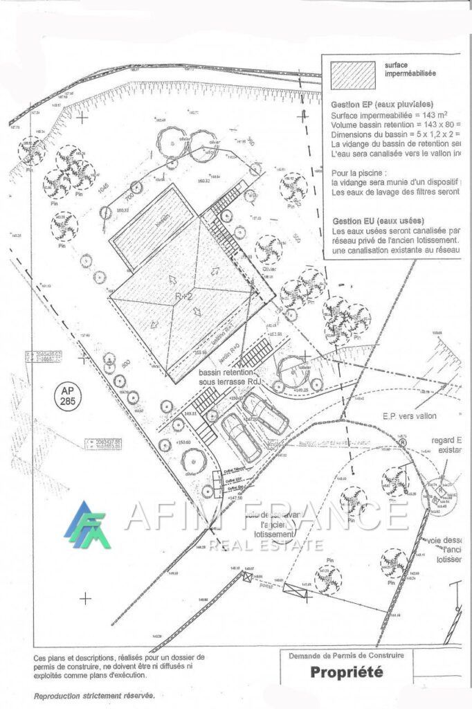 vente terrain constructible – 863.00 m²