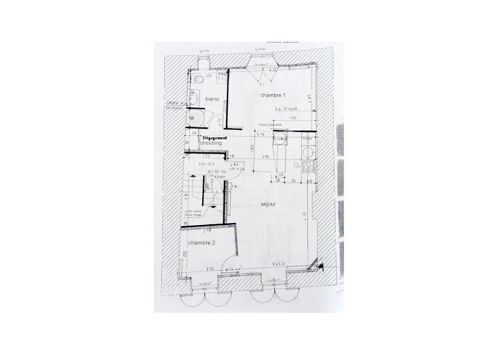 Immeuble – 2 appartements vides – garage – centre-ville – 6 pièces – NR chambres – 78.05 m²