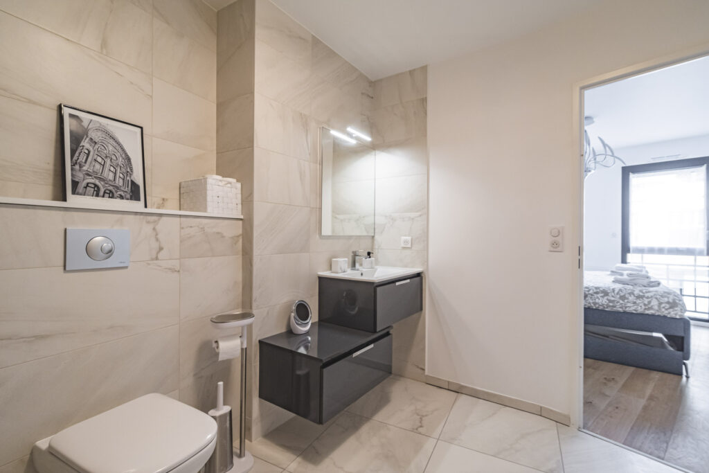 Appartement T2 meublé hypercentre Reims – 2 pièces – 1 chambre – 43 m²