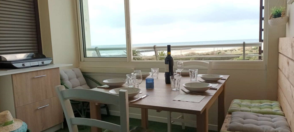 ACHAT CAP D’AGDE T3 VUE EXCEPTIONNELLE SUR MER QUARTIER ROCH – 3 pièces – 2 chambres – 42.98 m²