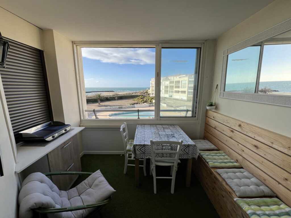 ACHAT CAP D’AGDE T3 VUE EXCEPTIONNELLE SUR MER QUARTIER ROCH – 3 pièces – 2 chambres – 42.98 m²