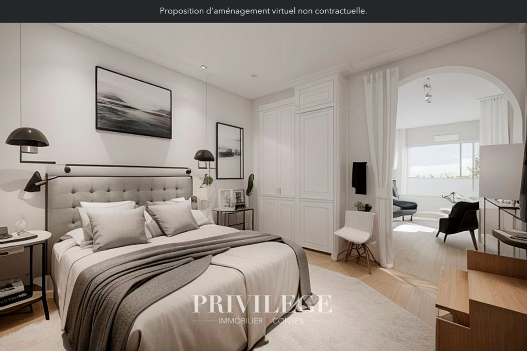  Appartement 2 pièces 53 m2 en dernier étage, Nice Est, quar – 2 pièces – 1 chambre – 53.08 m²