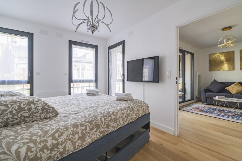 Appartement T2 meublé hypercentre Reims – 2 pièces – 1 chambre – 43 m²