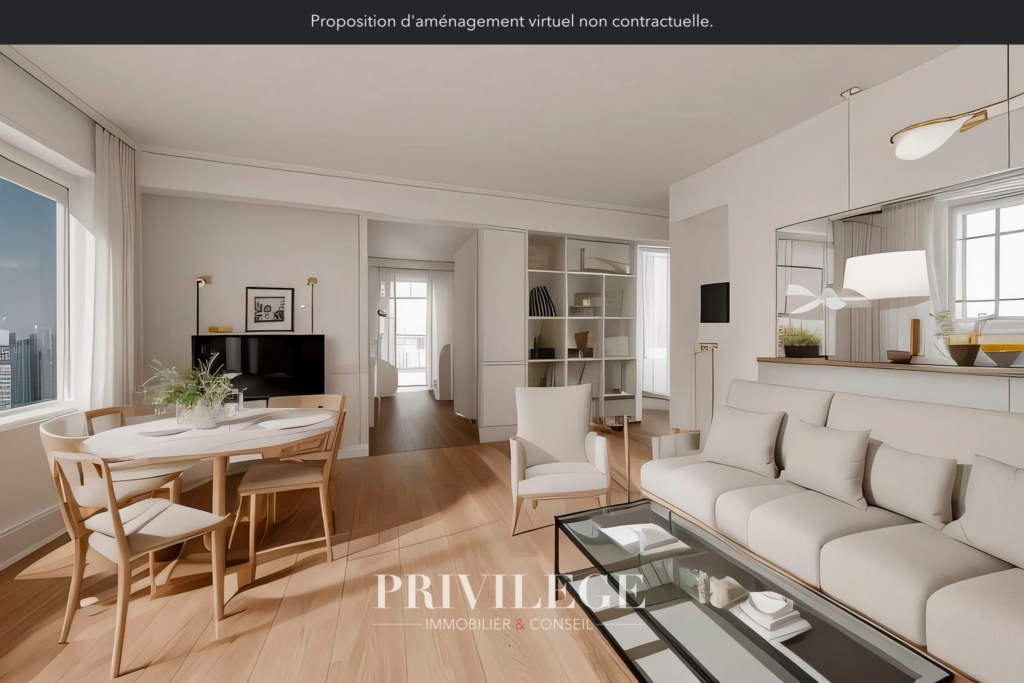  Appartement 2 pièces 53 m2 en dernier étage, Nice Est, quar – 2 pièces – 1 chambre – 53.08 m²