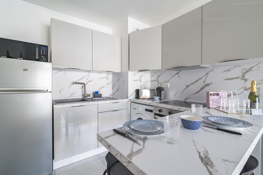 Appartement T2 meublé hypercentre Reims – 2 pièces – 1 chambre – 43 m²