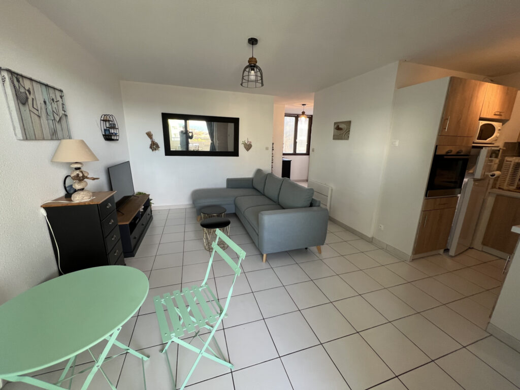 ACHAT CAP D’AGDE T3 VUE EXCEPTIONNELLE SUR MER QUARTIER ROCH – 3 pièces – 2 chambres – 42.98 m²
