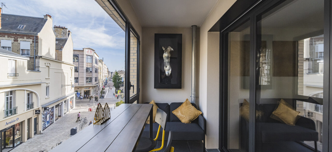 Appartement T2 meublé hypercentre Reims – 2 pièces – 1 chambre – 43 m²