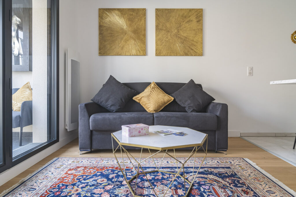 Appartement T2 meublé hypercentre Reims – 2 pièces – 1 chambre – 43 m²