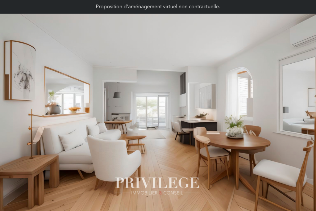  Appartement 2 pièces 53 m2 en dernier étage, Nice Est, quar – 2 pièces – 1 chambre – 53.08 m²