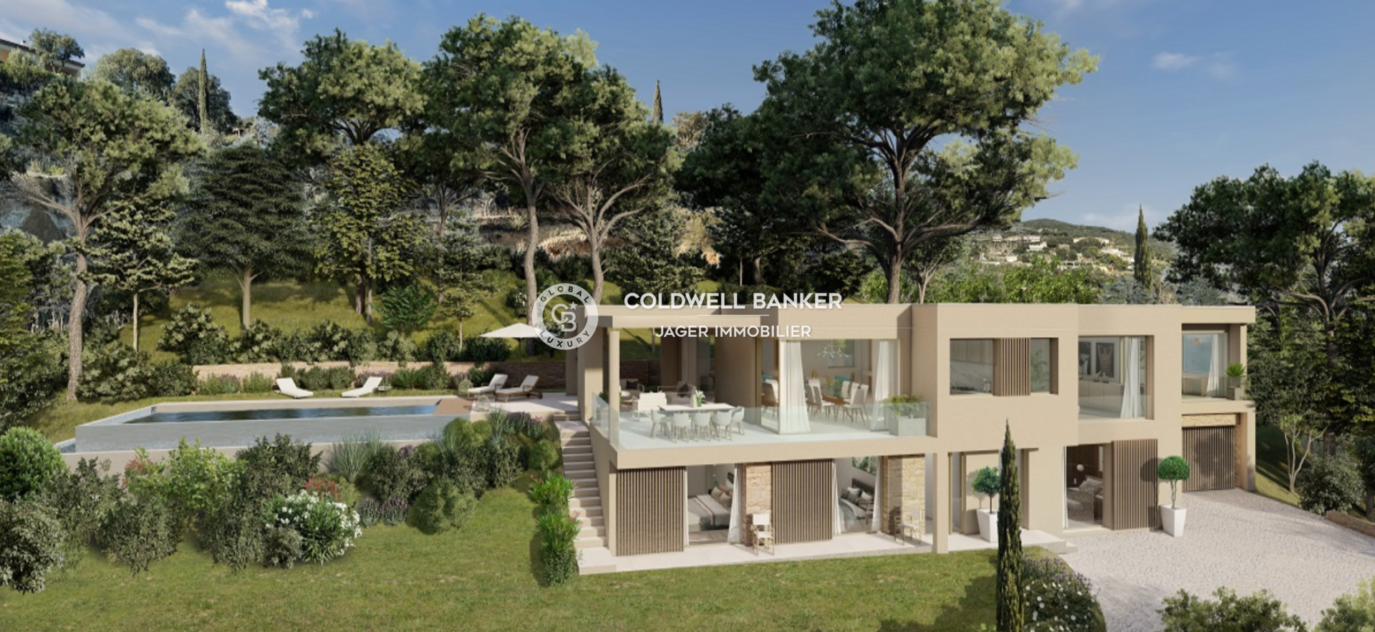 Villa de Prestige avec Vue sur la Mer à Grimaud, Golfe de Sain – 7 pièces – 7 chambres – 305.00 m²