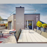 Villa sur toit de 108 m² avec terrasse de 77 m² et vue dégagée – 5 pièces – 4 chambres – 108.65 m²