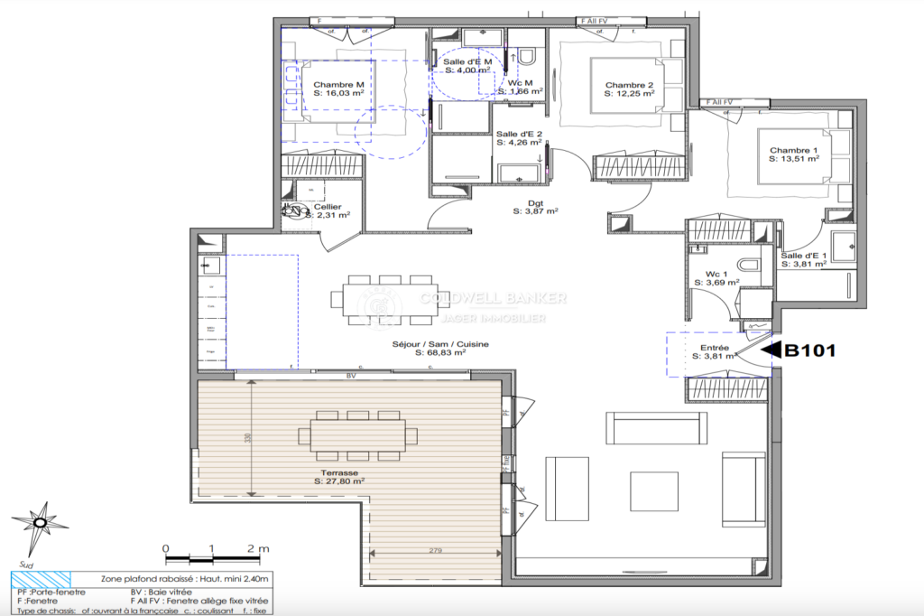 Appartement de luxe de 3 chambres avec vue sur la mer dans une – 4 pièces – 3 chambres – 138.03 m²