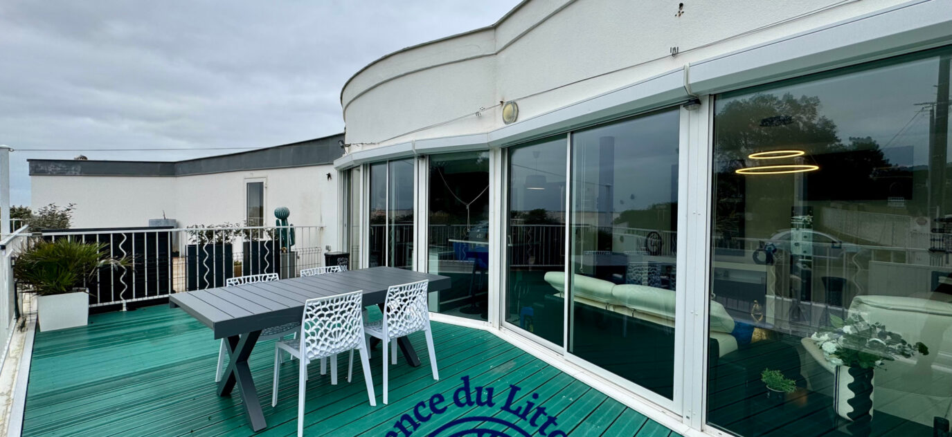St Georges de Didonne, appartement T2bis vue mer avec terras – 3 pièces – 1 chambre – 59.48 m²