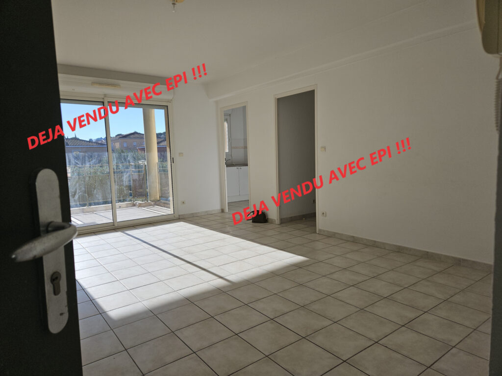 Appartement T3 avec balcon et parking – 3 pièces – 2 chambres – 59 m²