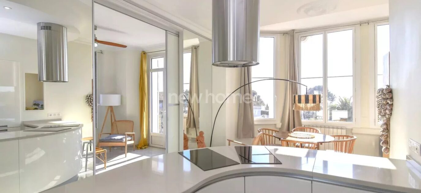 Magnifique appartement avec Vue Mer – 3 pièces – 2 chambres – NR voyageurs – 65.68 m²