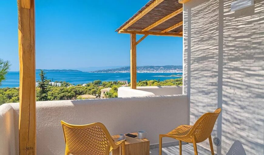 Villa Costoula à Agios Emilianos avec vue mer – 7 pièces – NR chambres – 170 m²