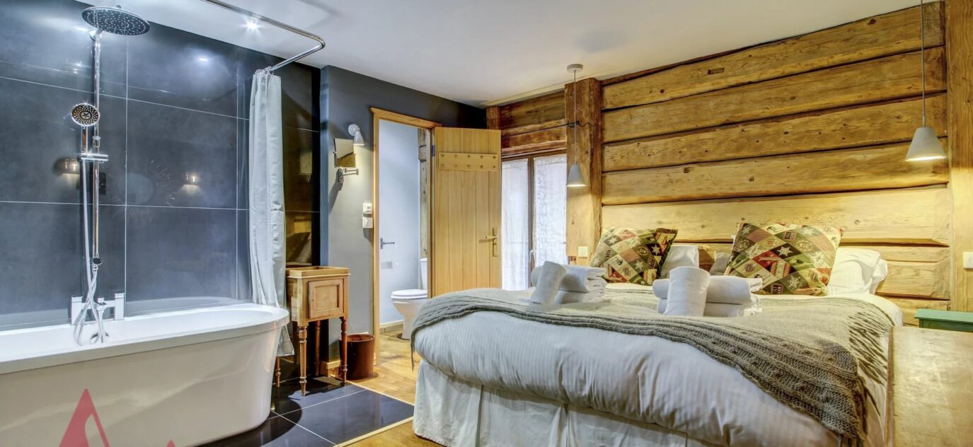 Chalet authentique intégralement rénovée de 6 chambres et 1 coin nuit à Morzine – 6 pièces – 5 chambres – 8 voyageurs – 230 m²