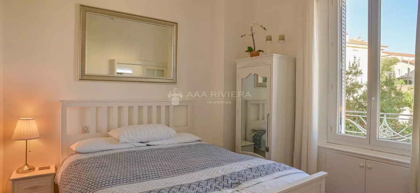 Exclusivité – Cannes Petit Juas –  Superbe appartement avec balcon à 5 minutes du centre – 3 pièces – 2 chambres – 14 voyageurs – 60 m²