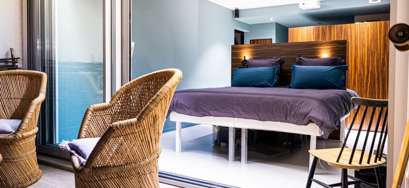 Appartement d’architecte  port La Grande Motte – 3 pièces – NR chambres – NR voyageurs – 68 m²