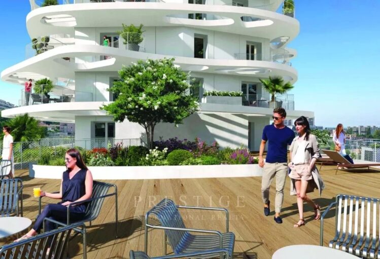 Nice Ouest,  3 pièces neuf vue mer balcons et parking – 3 pièces – 2 chambres – NR voyageurs – 61.59 m²