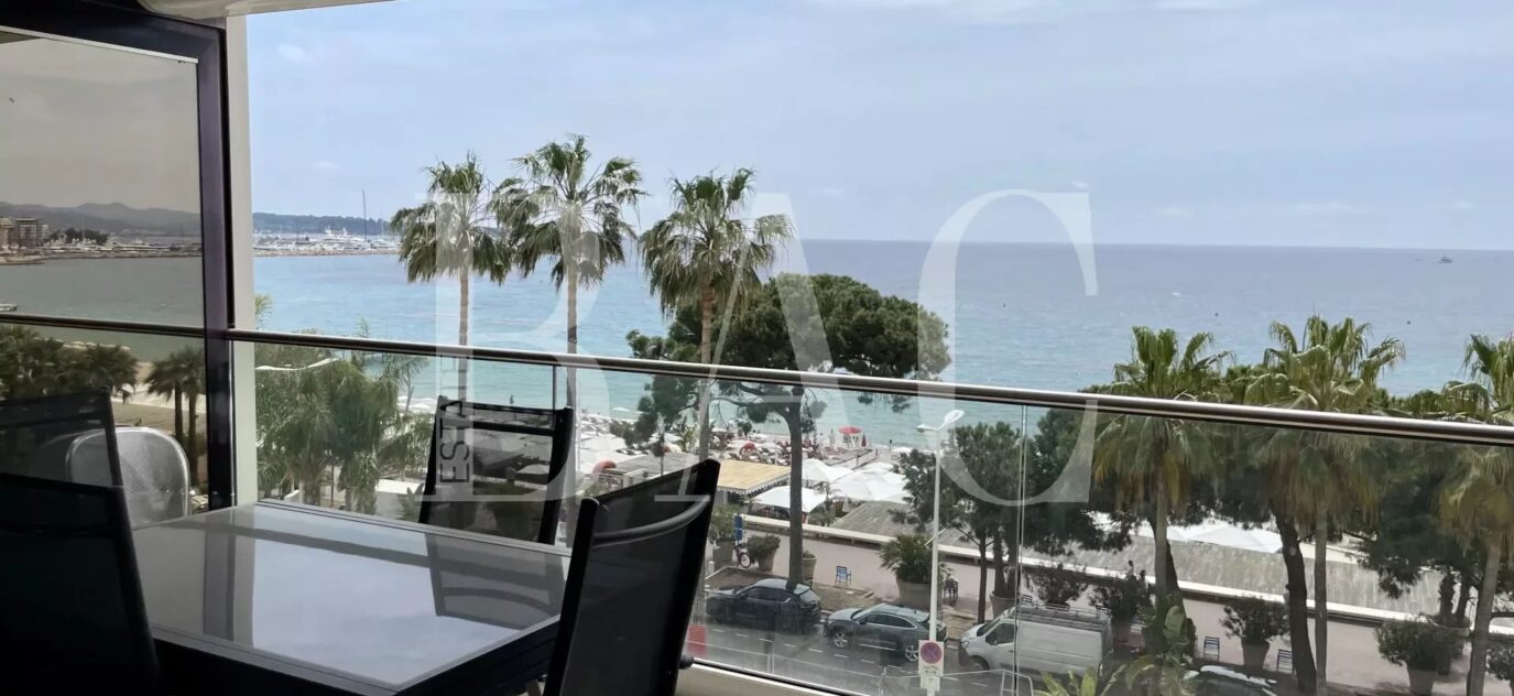 Cannes, appartement sur le Boulevard de la Croisette – 2 pièces – 1 chambre – 14 voyageurs – 72 m²