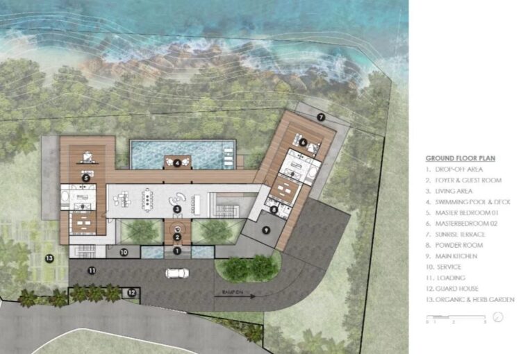 Splendide villa de luxe en bord de mer – 5 pièces – 4 chambres – 1100 m²