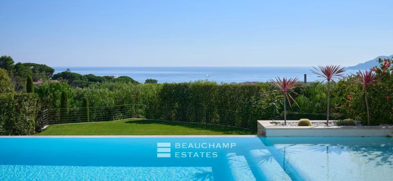 Villa Vue Mer Panoramique à Cannes – 10 pièces – 8 chambres – 10 voyageurs – 713 m²