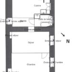 APPARTEMENT – CROIX DES GARDES – CANNES – 2 pièces – 1 chambre – 4 voyageurs – 42.94 m²