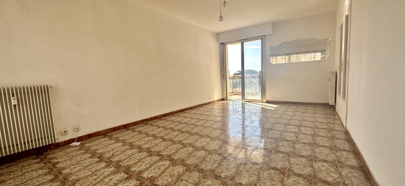 3 pièces  d’angle, terrasse  nice Nord – 3 pièces – 2 chambres – 62.96 m²