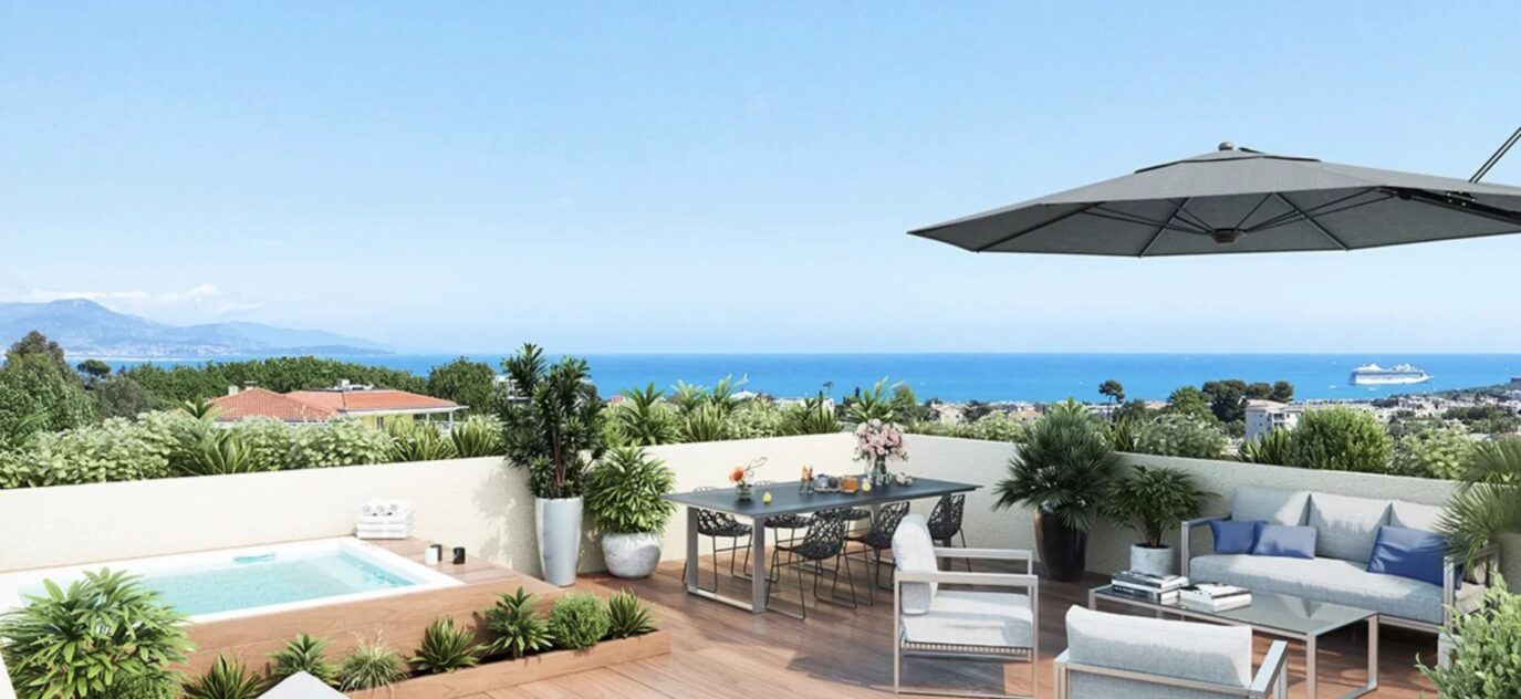 Villa toit Terrasse + solarium – 3 pièces – 2 chambres – 66.9 m²
