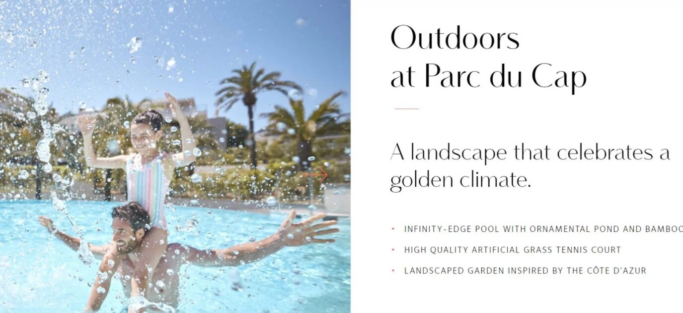 Cap d’Antibes appartement 4 pièces Rez-de-jardin piscine privé – 3 pièces – 3 chambres – NR voyageurs – 100 m²