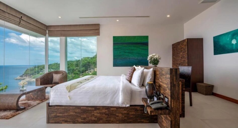 Belle villa moderne avec une vue panoramique sur la mer à Kamala – 8 pièces – 4 chambres – 2700 m²