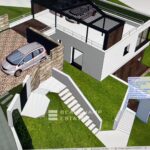 Villa neuve contemporaine vue dégagée – piscine – NR pièces – 3 chambres – 140 m²